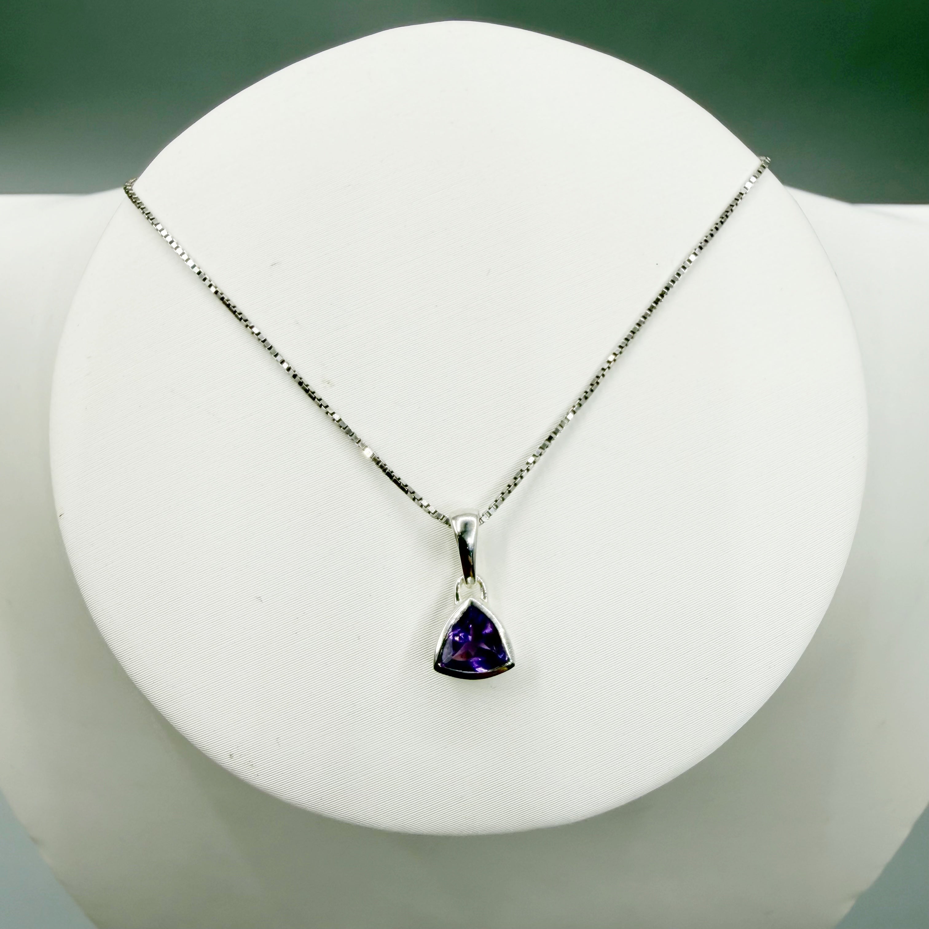 Collana Punto Luce Ametista - Argento 925