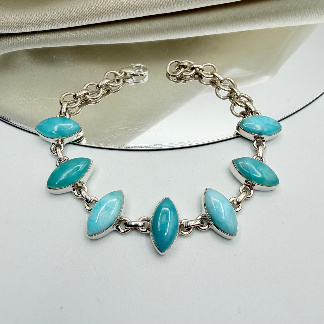 Bracciale Larimar e Argento 925
