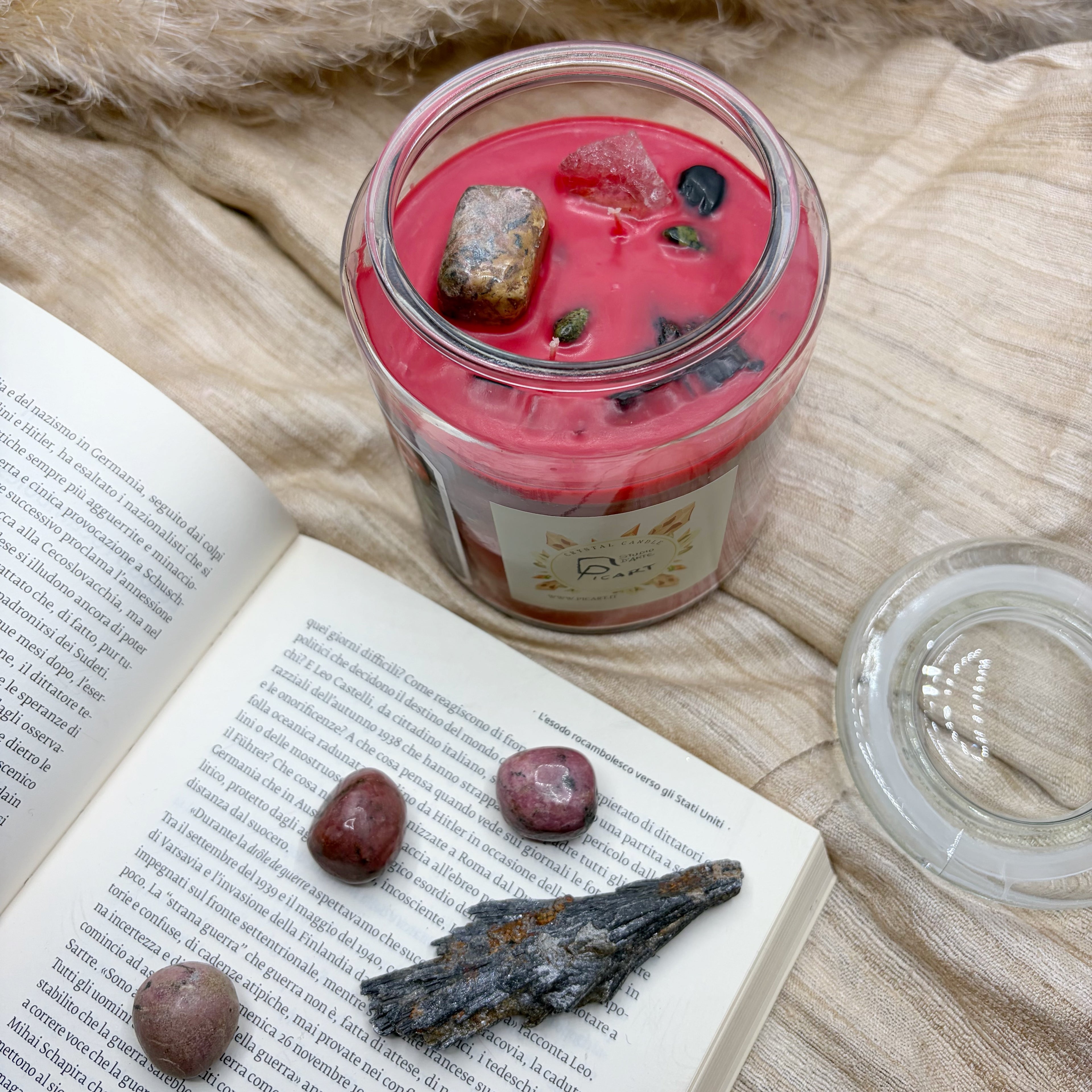 Candela con Cristalli - SERENITA&