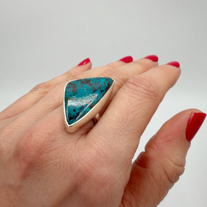 Anello Shattuckite e Argento 925