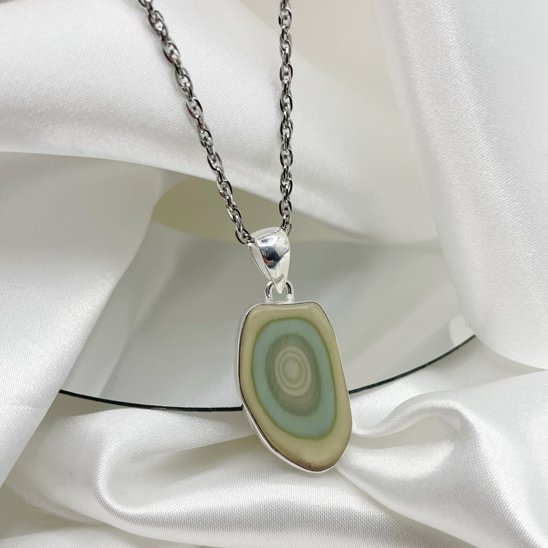 Ciondolo Diaspro Imperiale - Argento 925