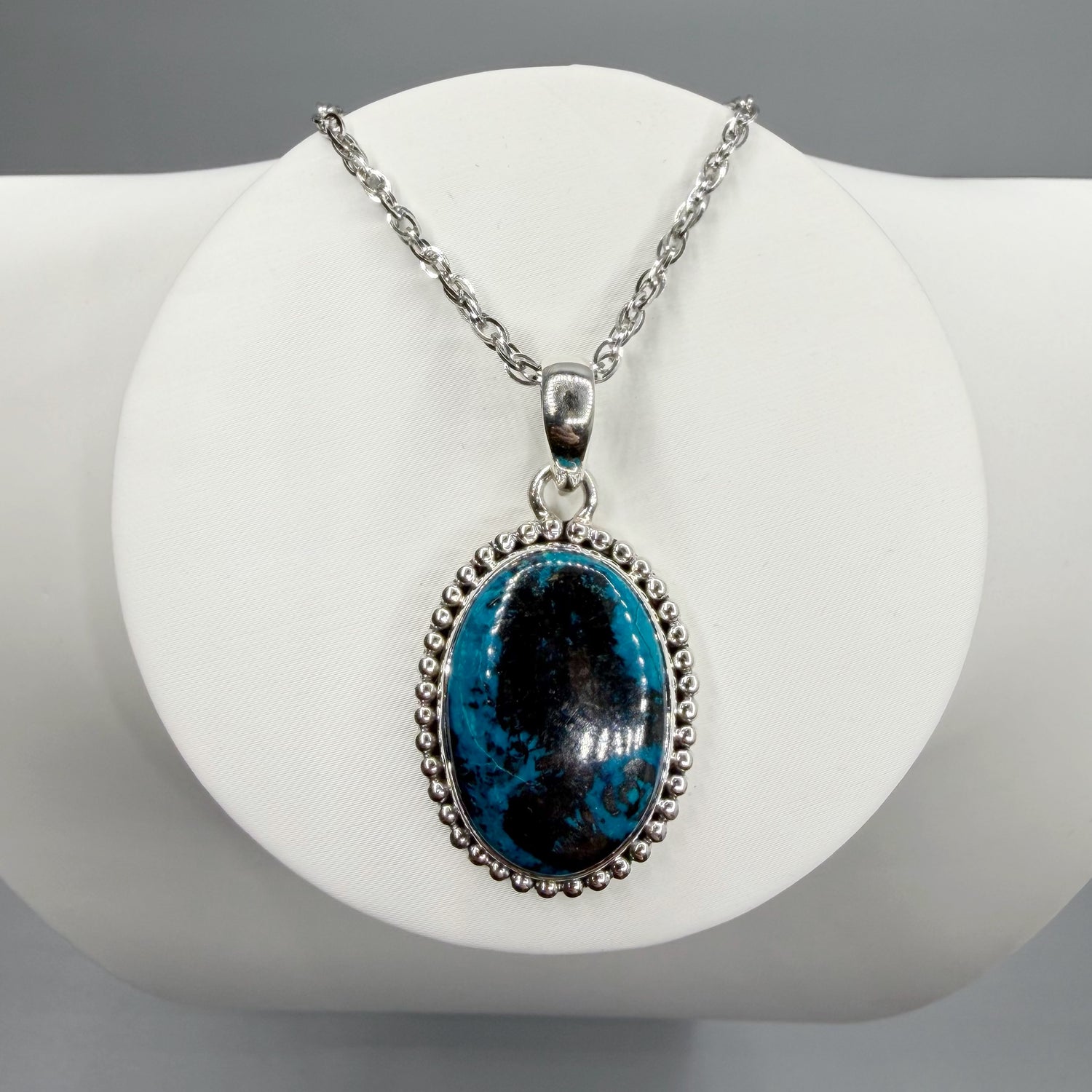 Ciondolo Shattuckite e Argento 925
