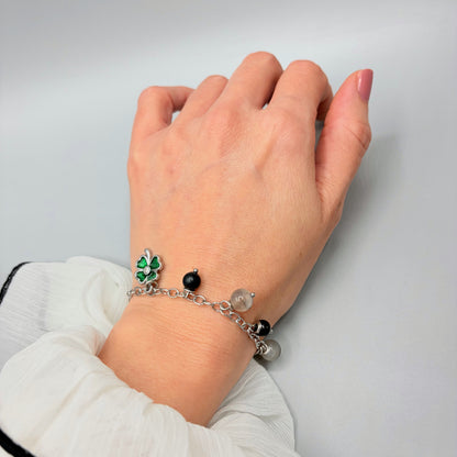 Bracciale Sigillo Protettivo - Occhio di Shiva, Shungite, Ossidiana | LIMITED EDITION