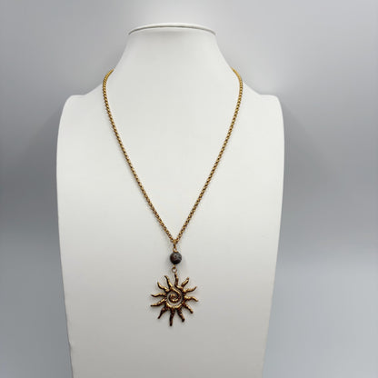 Collana Occhio di Shiva Sunshine - Acciaio inossidabile GOLD