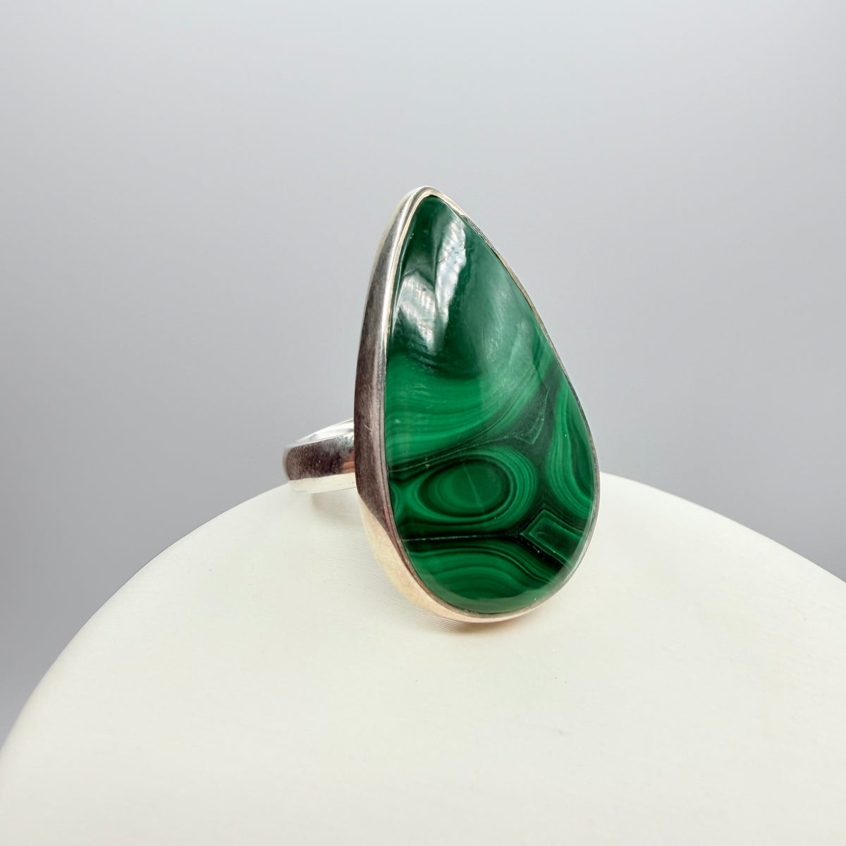 Anello Malachite Argento 925