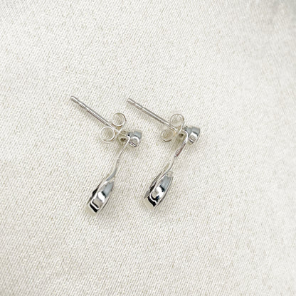 Orecchini Double Tormalina - Argento 925