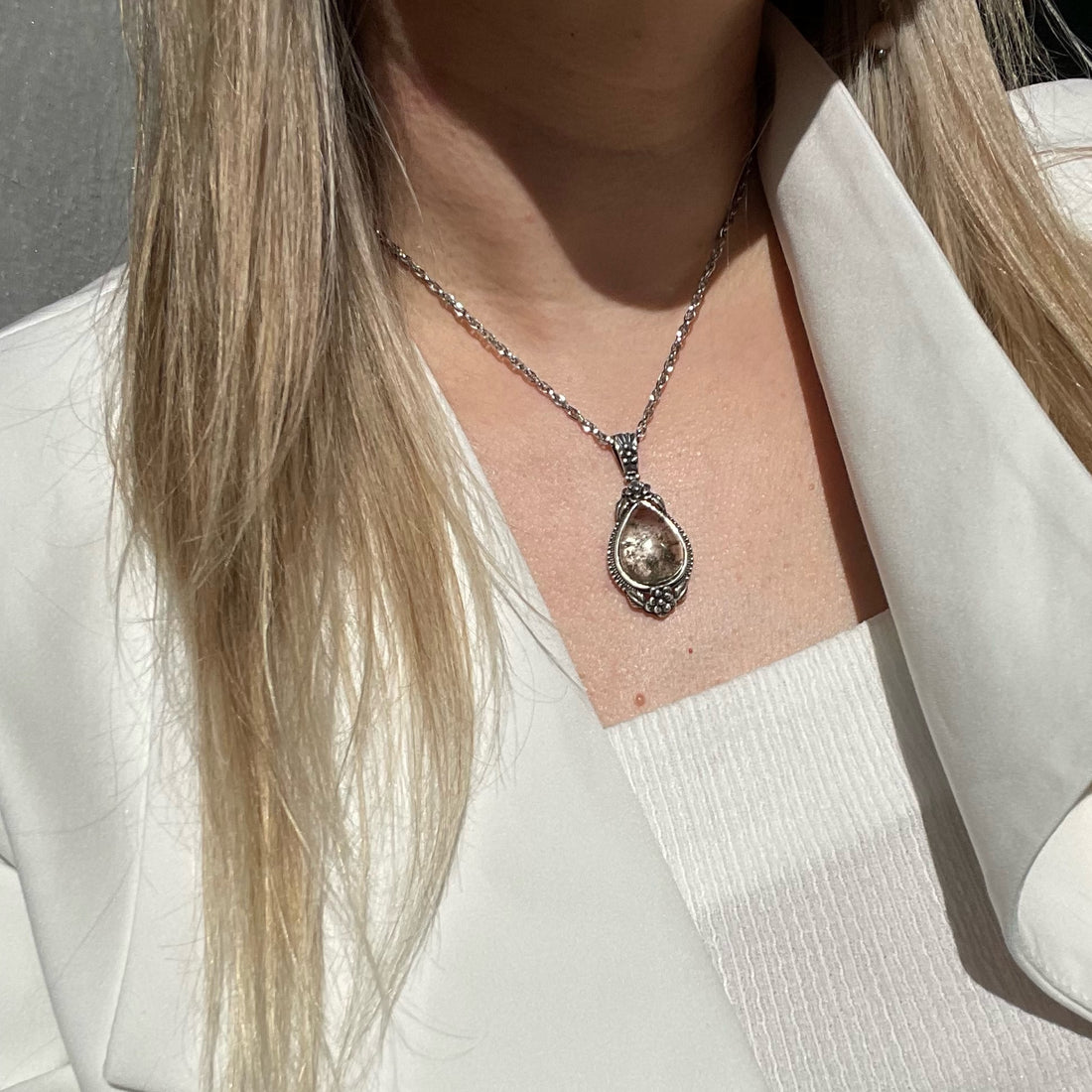 Ciondolo Quarzo Garden - Argento 925