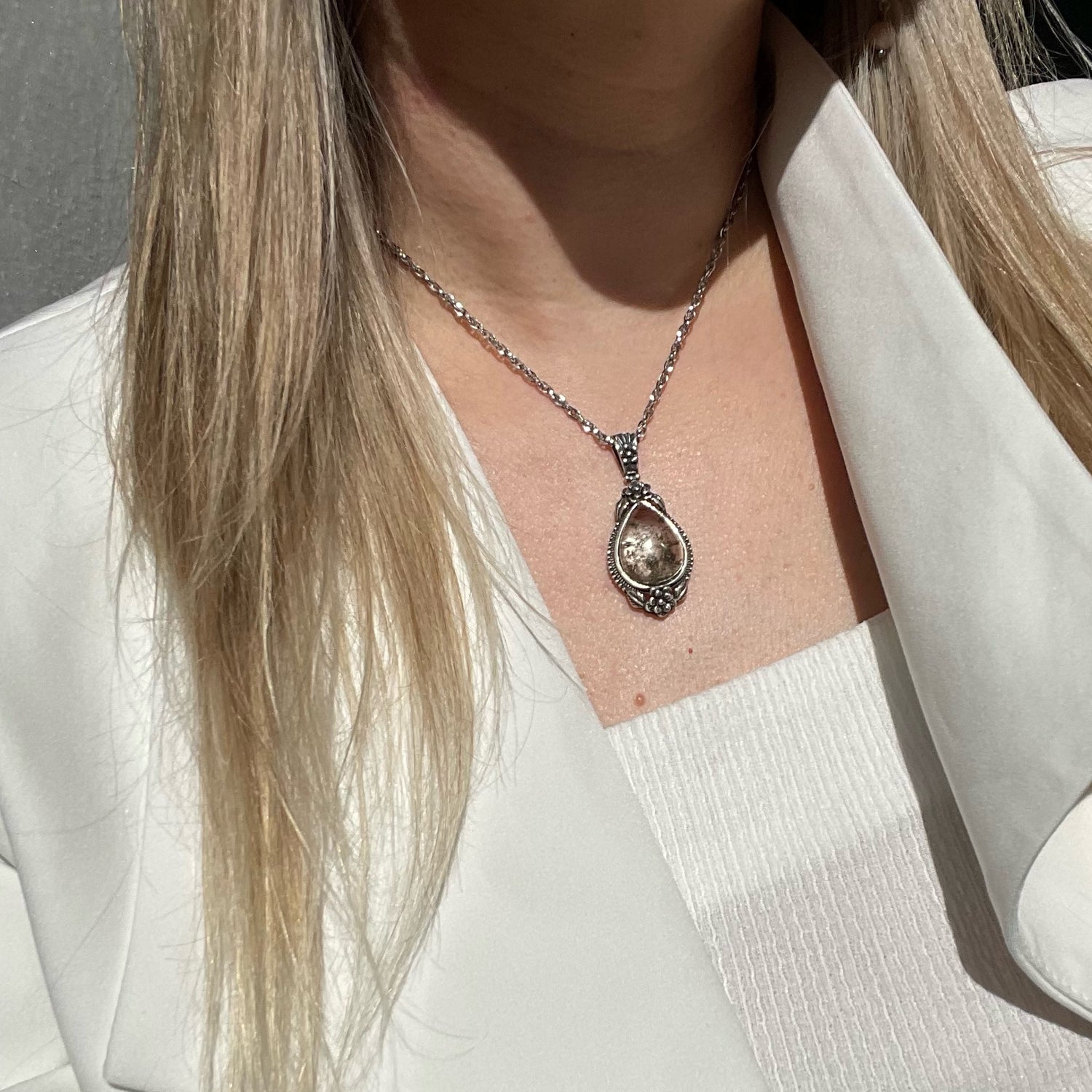Ciondolo Quarzo Garden - Argento 925