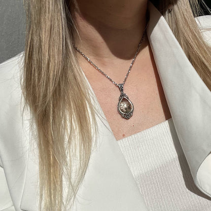 Ciondolo Quarzo Garden - Argento 925