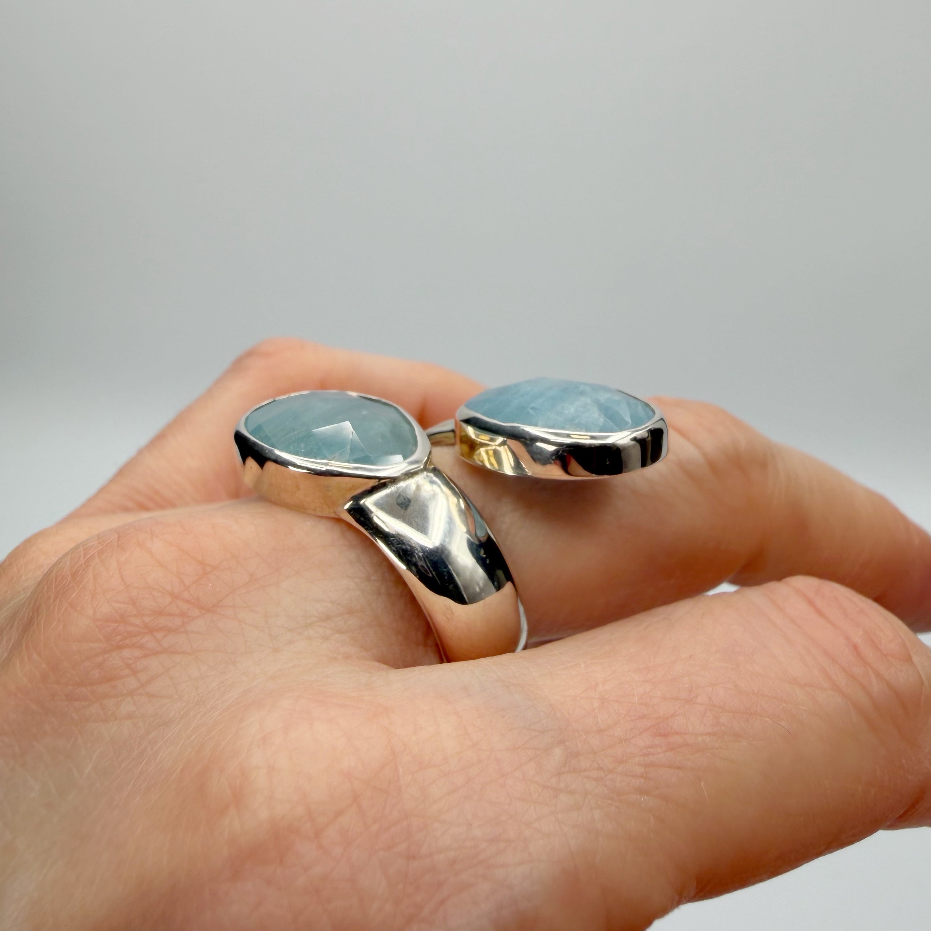 Anello Acquamarina e Argento 925