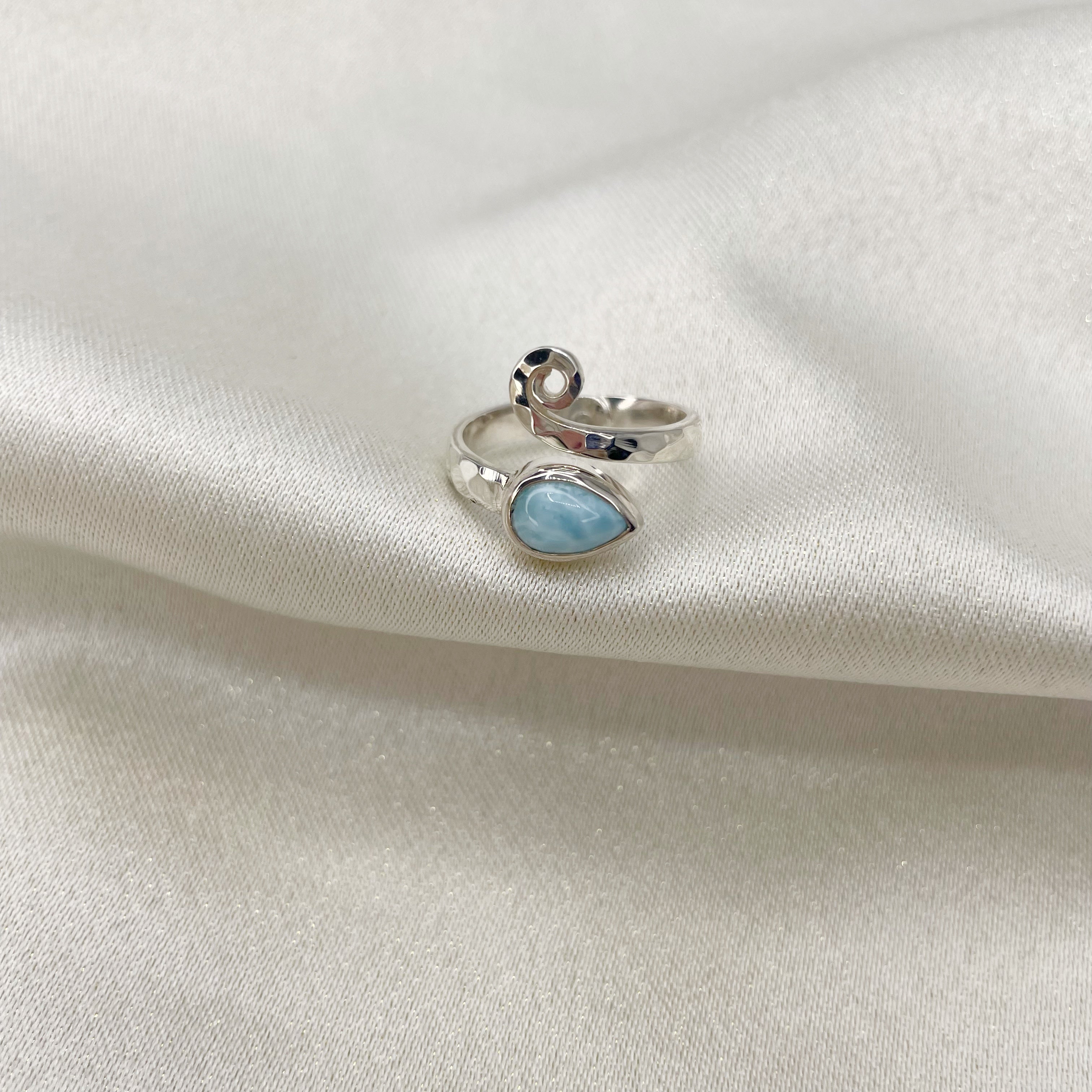 Anello Larimar e Argento 925