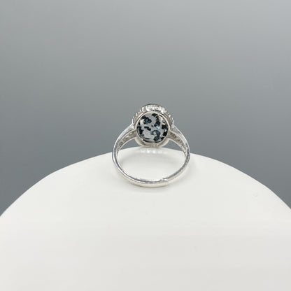 Anello Super 7 Ovale e Argento 925