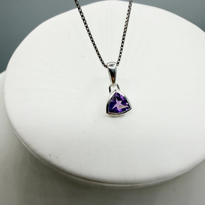 Collana Punto Luce Ametista - Argento 925