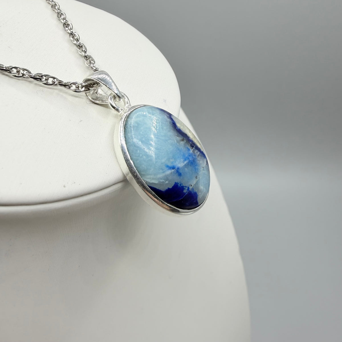 Ciondolo Afghanite e Argento 925