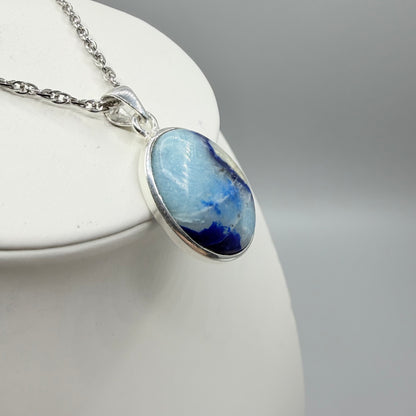 Ciondolo Afghanite e Argento 925
