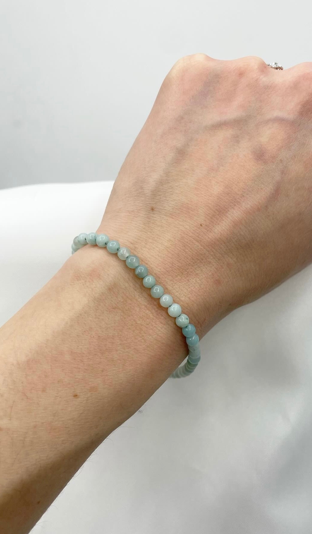 10 Perles En Amazonite 7/8mm Ou 6mm Qualité A - RARE - Mercerie Marina - Foto 4