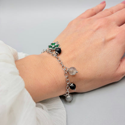 Bracciale Sigillo Protettivo - Occhio di Shiva, Shungite, Ossidiana | LIMITED EDITION