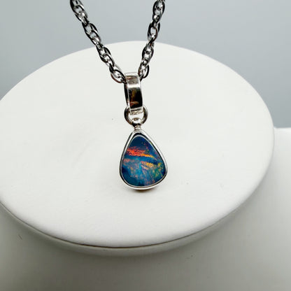 Ciondolo Opale Australiano - Argento 925