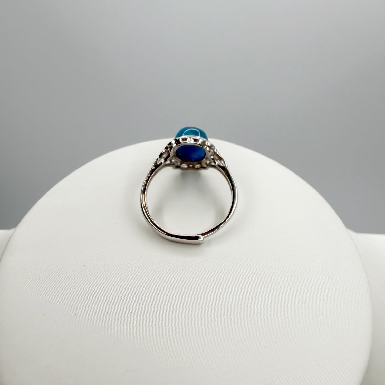 Anello Apatite Ovale - Argento 925