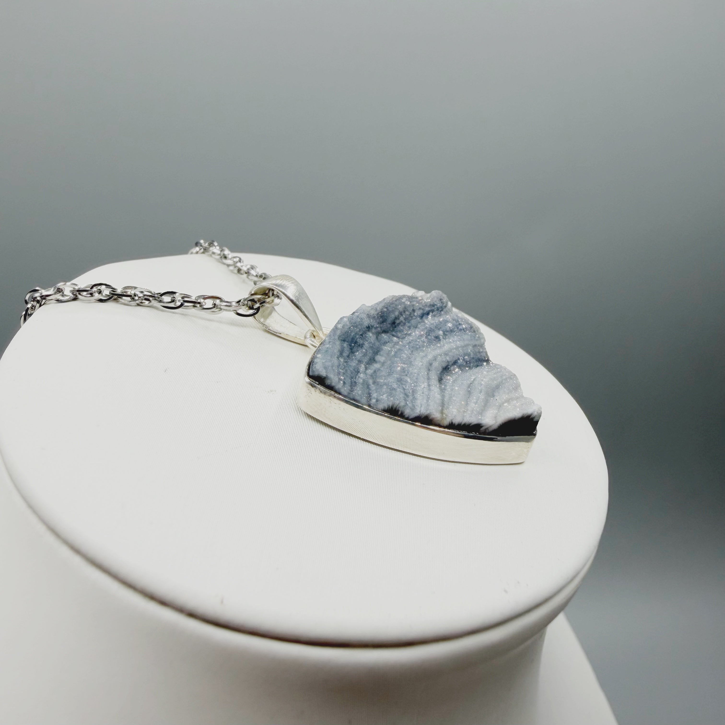 Ciondolo Desert Druzy Argento 925 - Triangolo