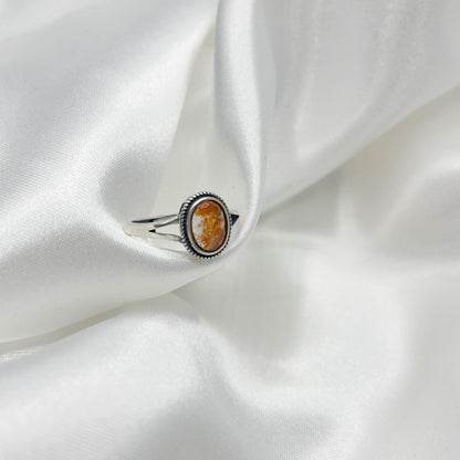 Anello Pietra del Sole e Argento 925