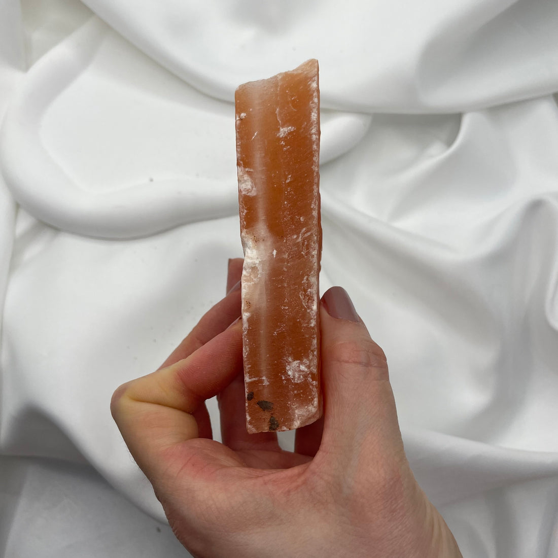 Selenite Arancione grezza