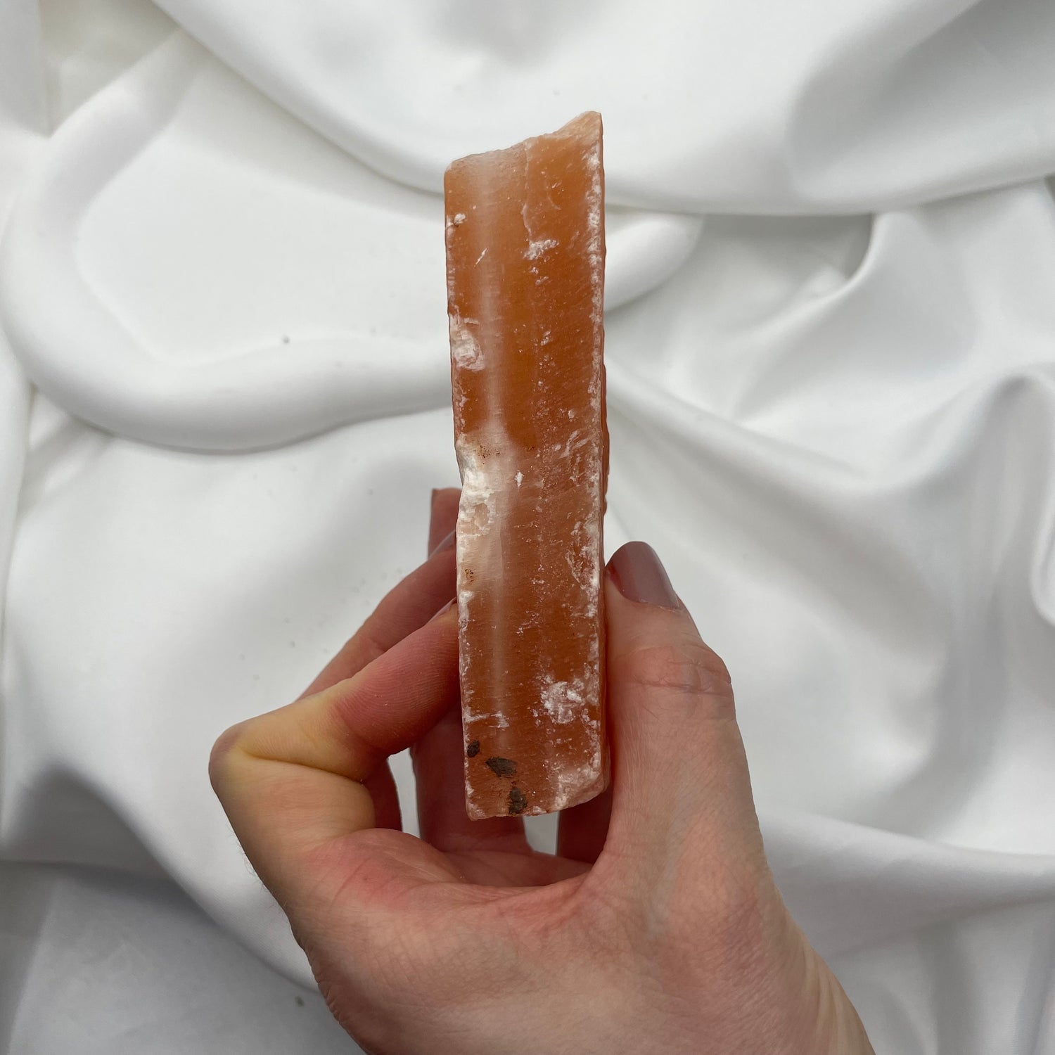 Selenite Arancione grezza