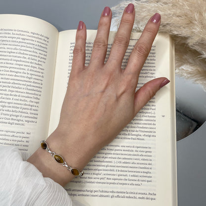 Bracciale Occhio di Tigre - Argento 925