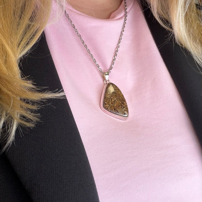 Ciondolo Bronzite - Argento 925