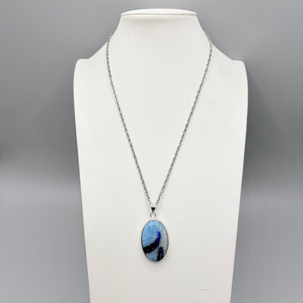 Ciondolo Afghanite e Argento 925