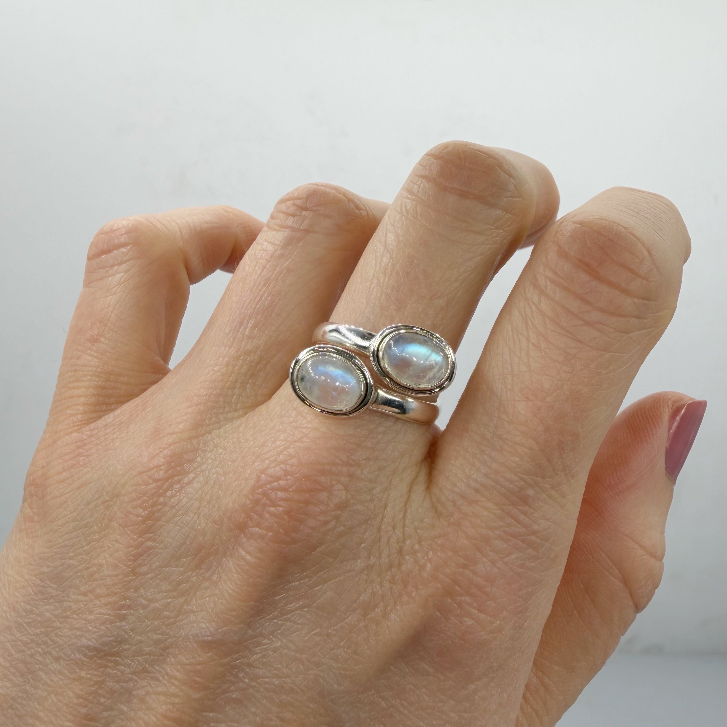 Anello Double Labradorite - Argento 925