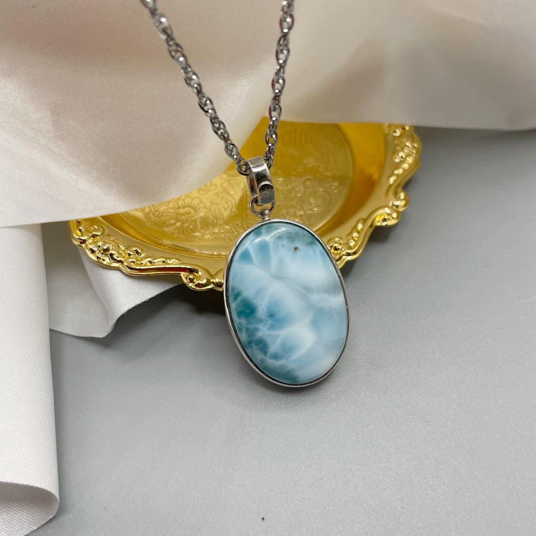 Ciondolo Larimar - Argento 925