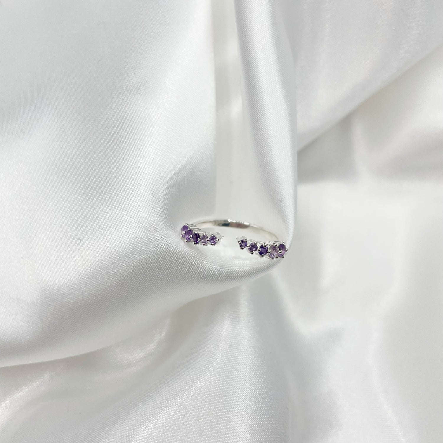 Anello Crown - Ametista e Argento 925