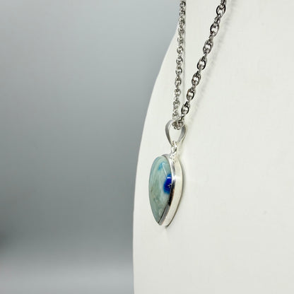 Ciondolo Afghanite e Argento 925 - Triangolo