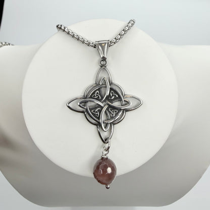 Collana Occhio di Shiva e Nodo della Strega: protezione da malocchio e invidia