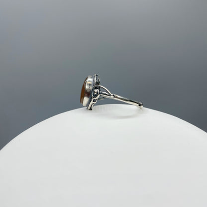 Anello Pietra del Sole e Argento 925