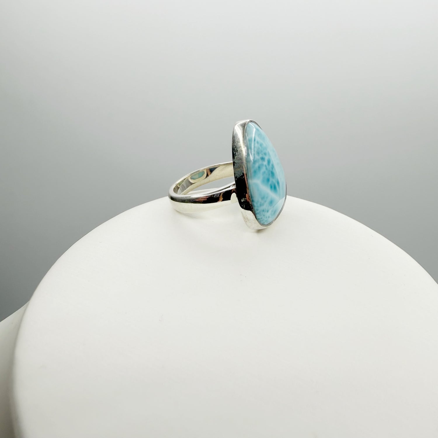 Anello Larimar Argento 925 - Triangolo