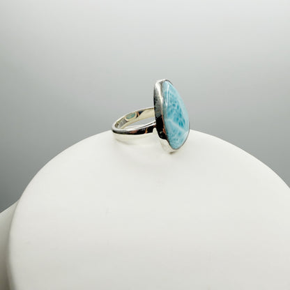Anello Larimar Argento 925 - Triangolo