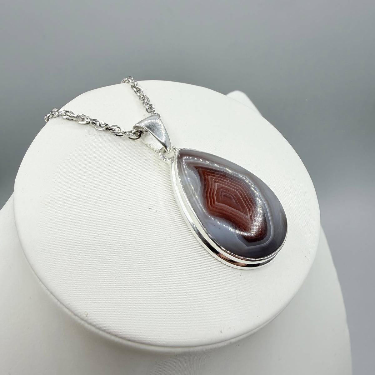 Ciondolo Occhio di Shiva Argento 925 - a Goccia