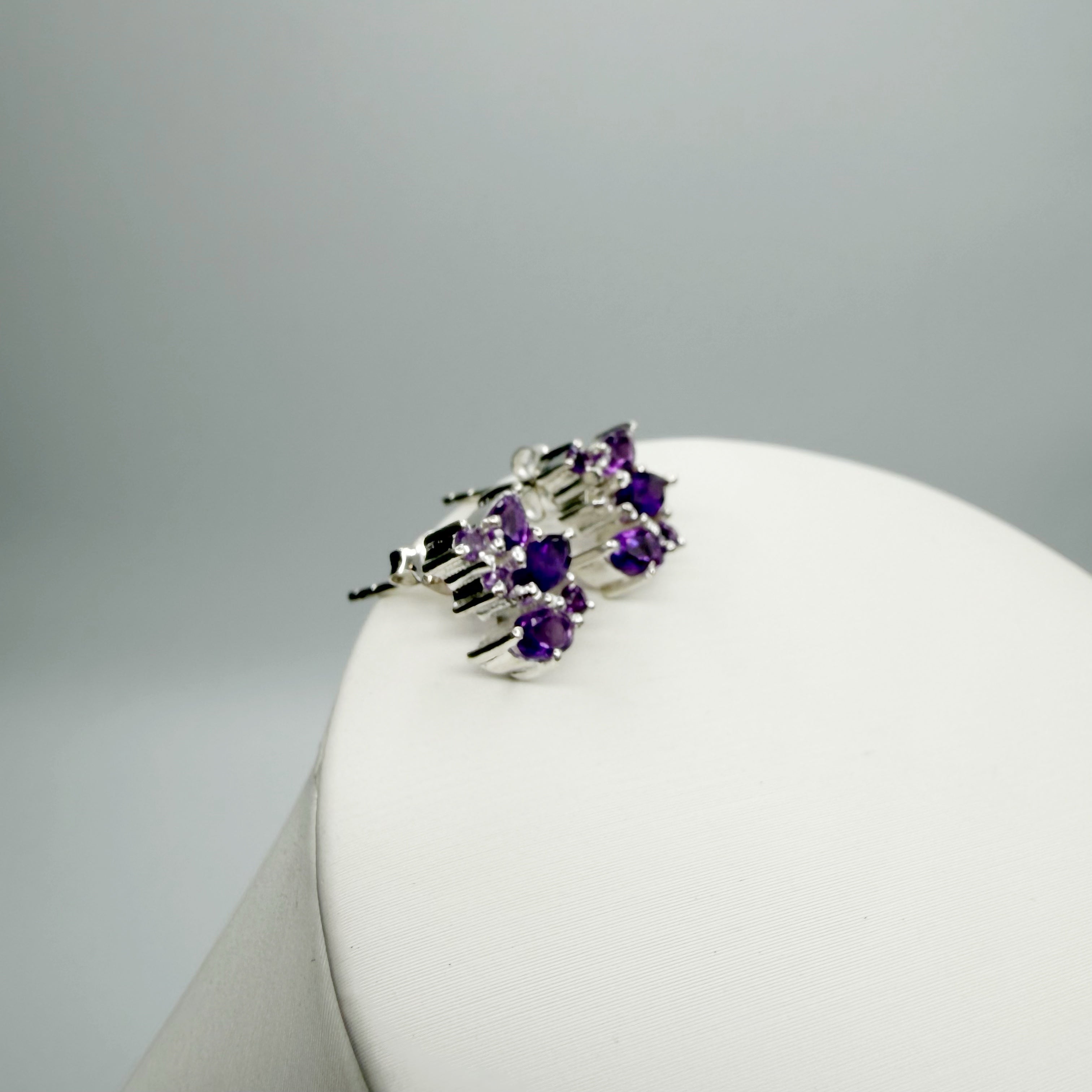 Orecchini a Lobo Ametista - Argento 925
