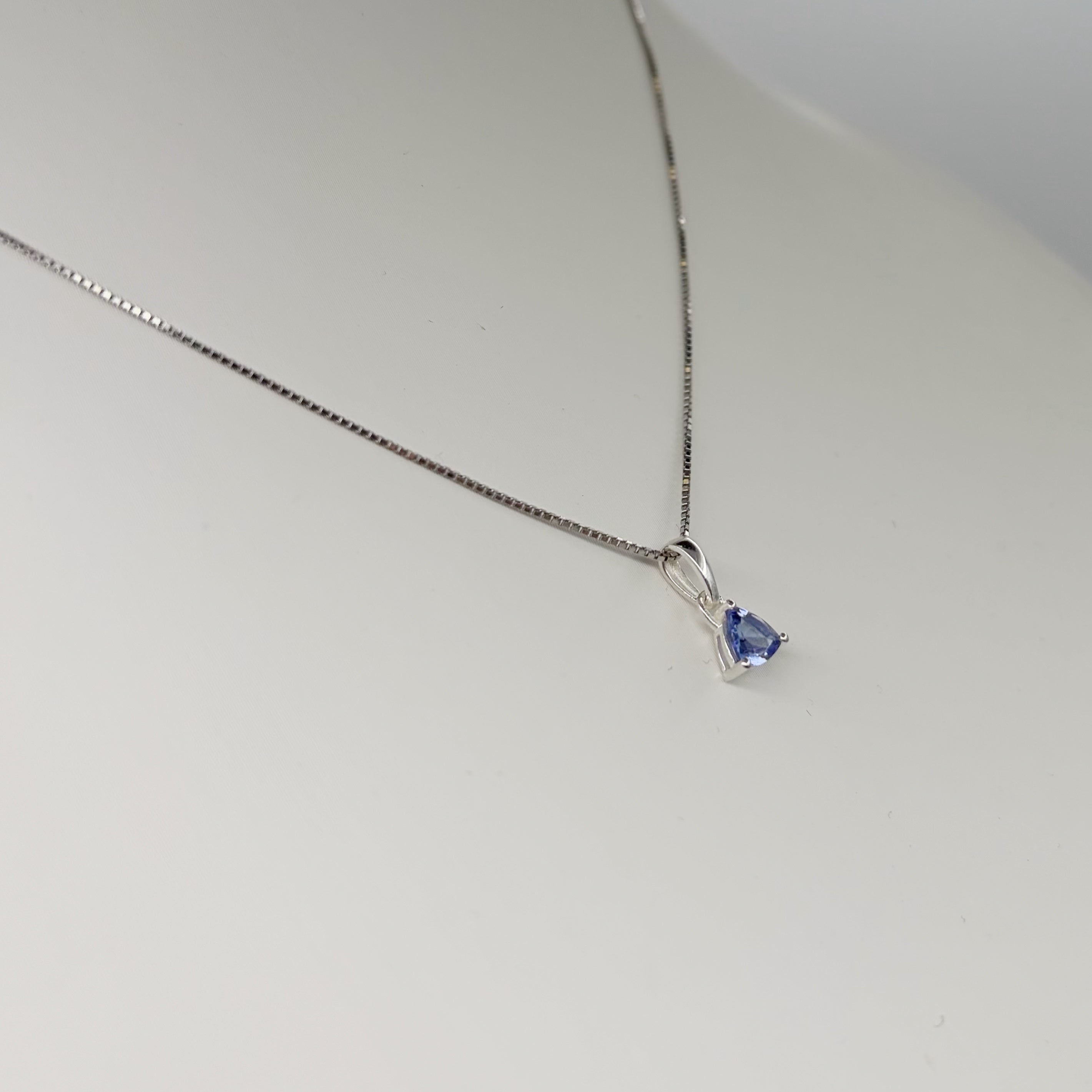 Ciondolo Punto Luce Tanzanite - Argento 925