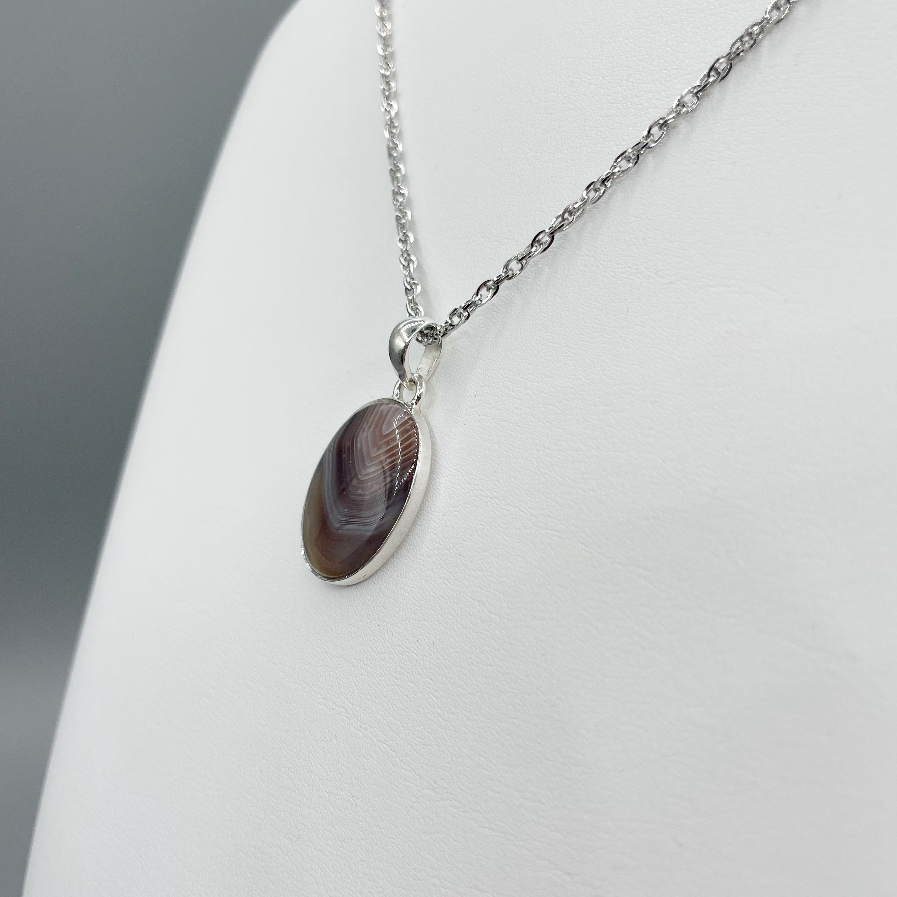 Ciondolo Occhio di Shiva Ovale - Argento 925