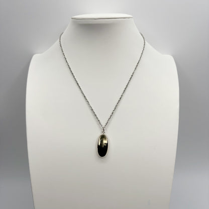Ciondolo Pirite in Magnetite - Argento 925