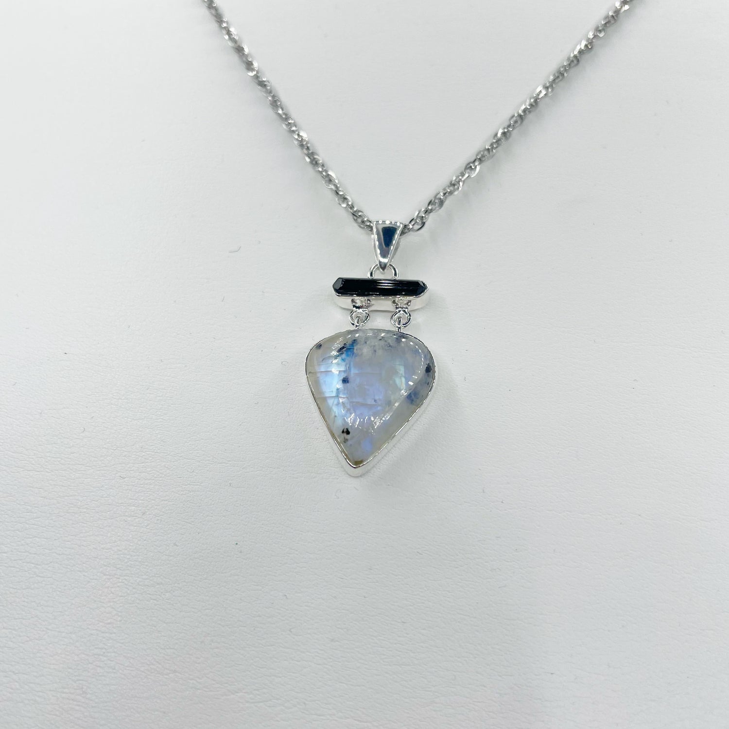 Ciondolo Labradorite e Tormalina Lady - Argento 925