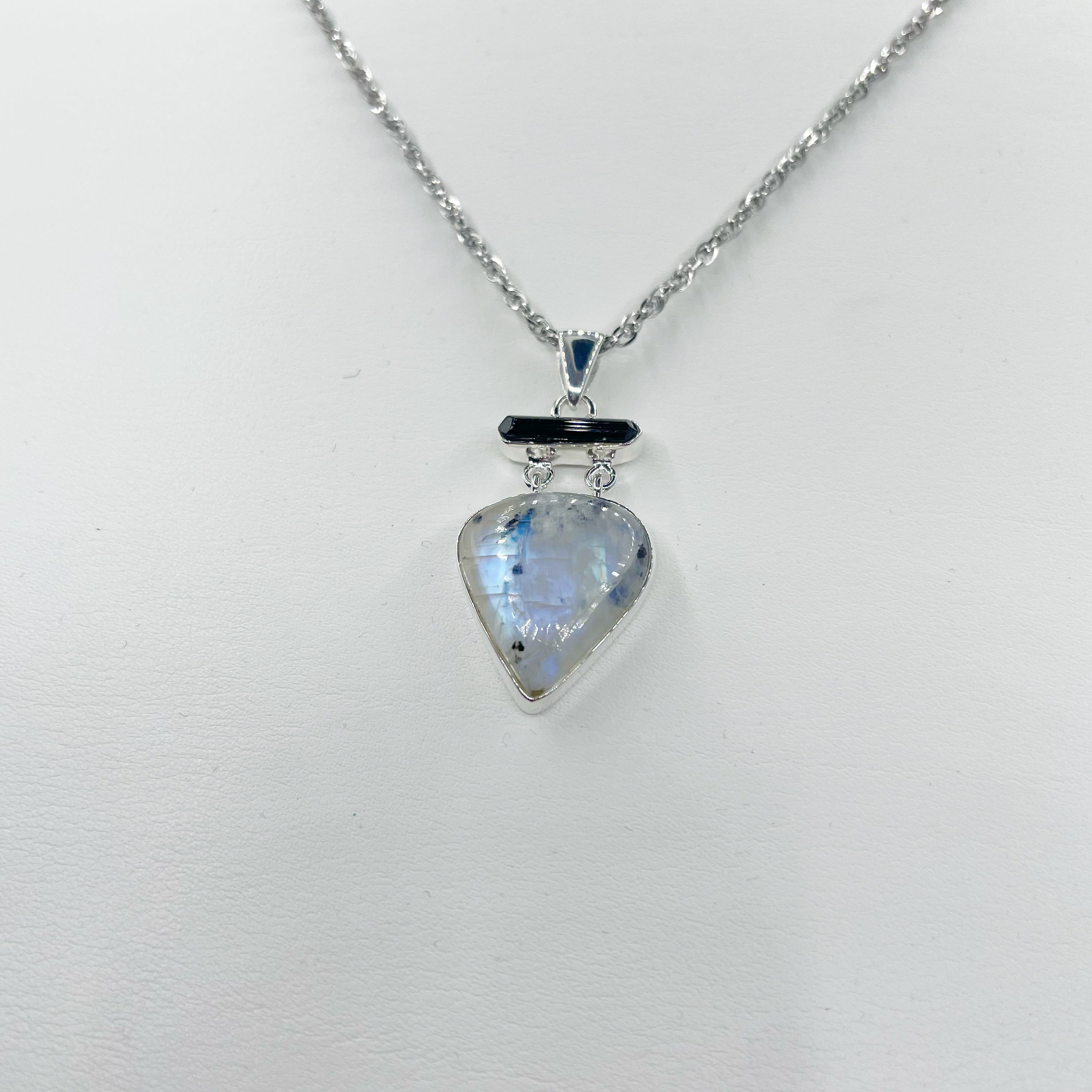 Ciondolo Labradorite e Tormalina Lady - Argento 925