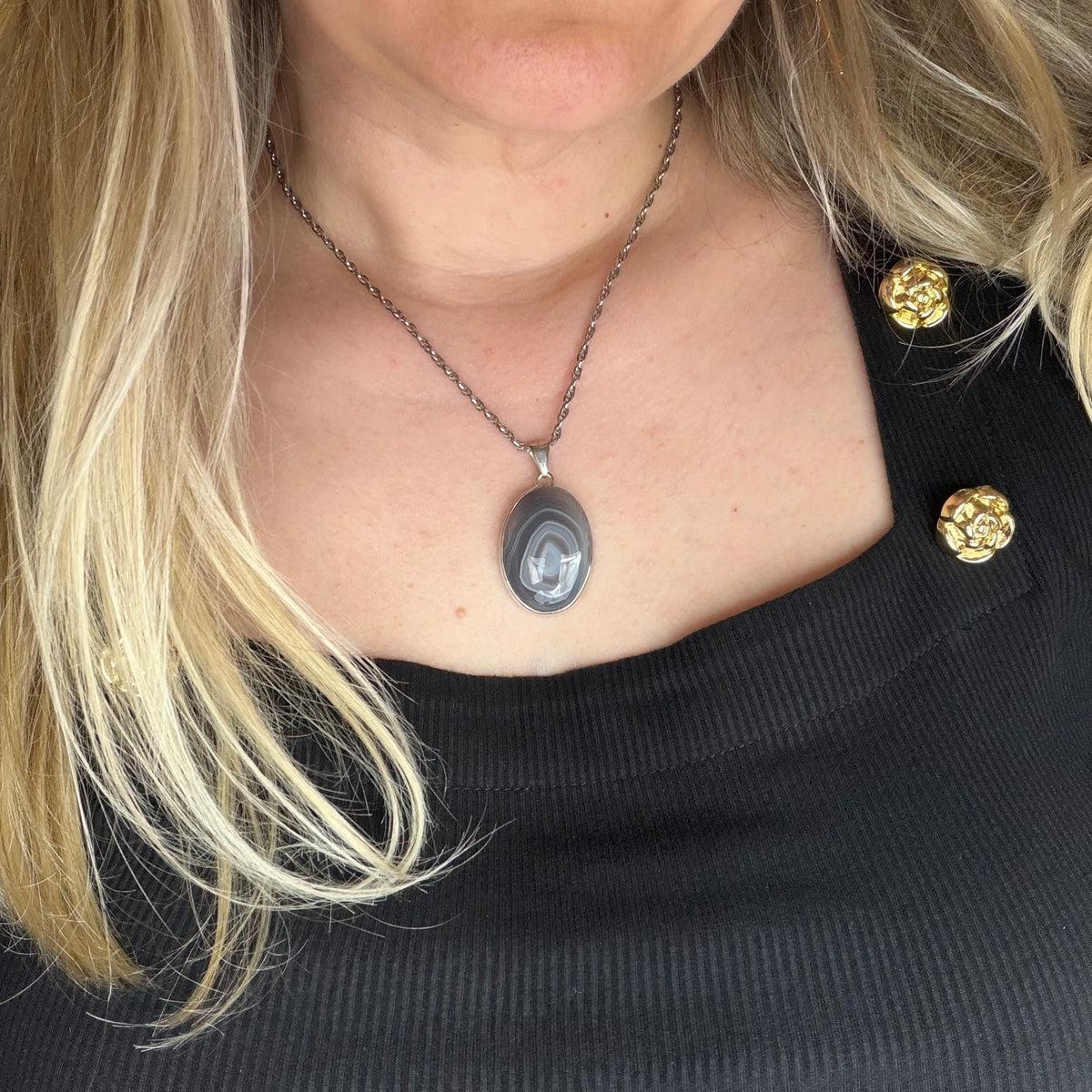 Ciondolo Occhio di Shiva Argento 925 - Ovale