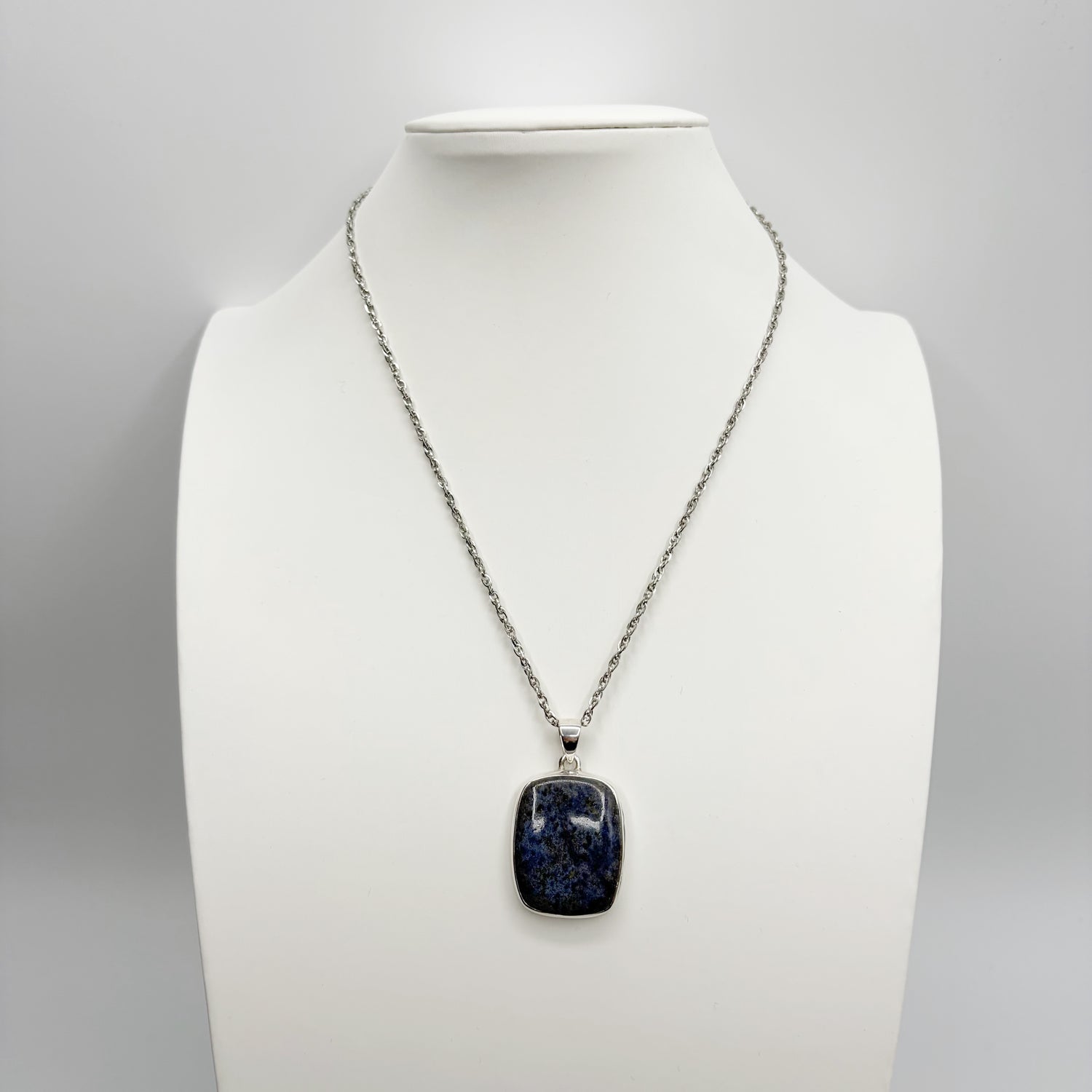 Ciondolo Rhodusite Argento 925 - Rettangolare