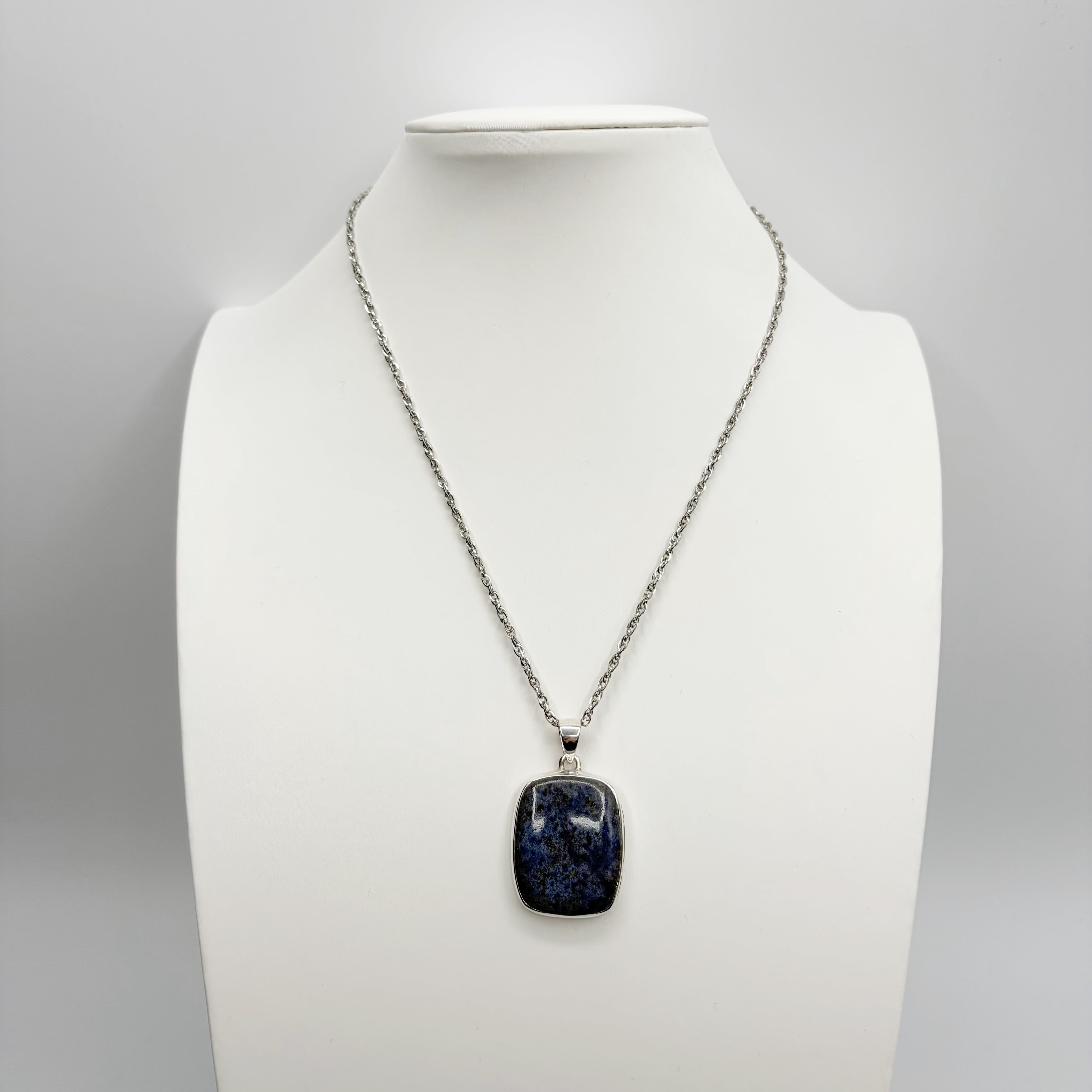 Ciondolo Rhodusite Argento 925 - Rettangolare