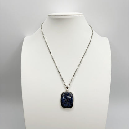 Ciondolo Rhodusite Argento 925 - Rettangolare