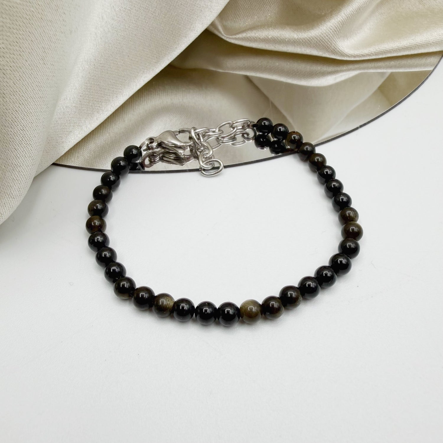 Bracciale Crystal Black - Tormalina e Ossidiana